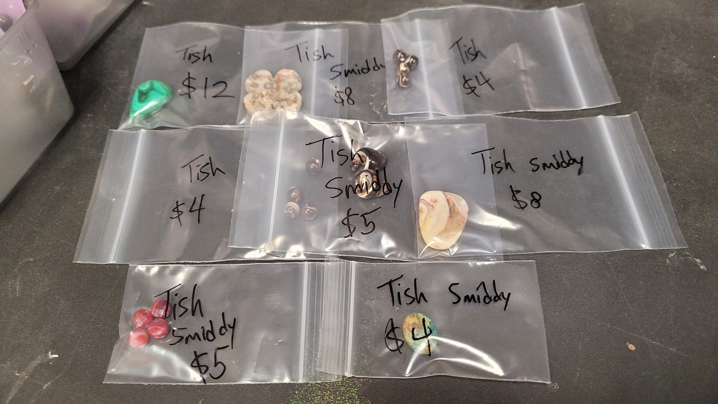Tish 5/8 $50 + $4 (added stone)