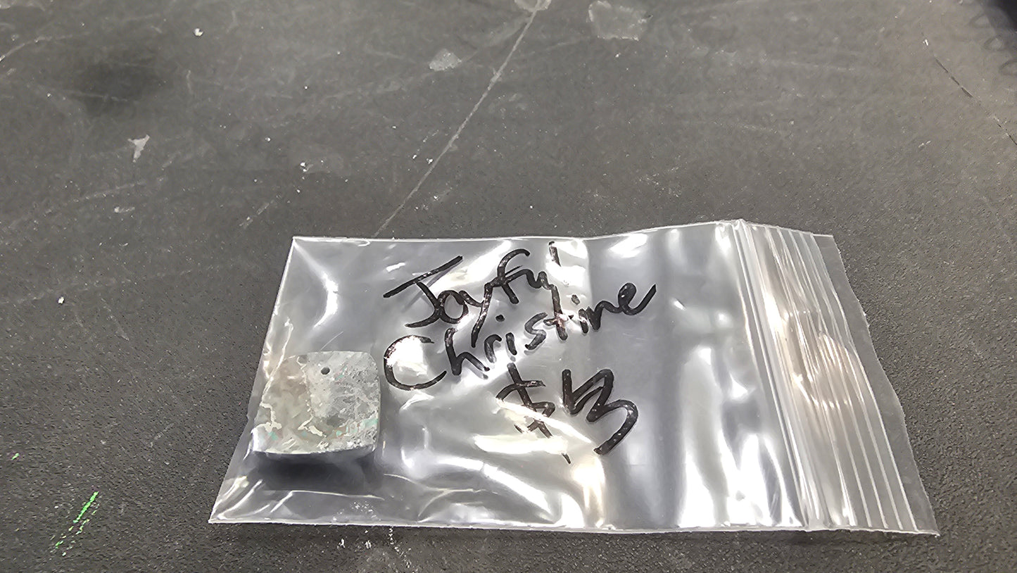 Joyful Christine (we found this extra bag in the red studio) $3