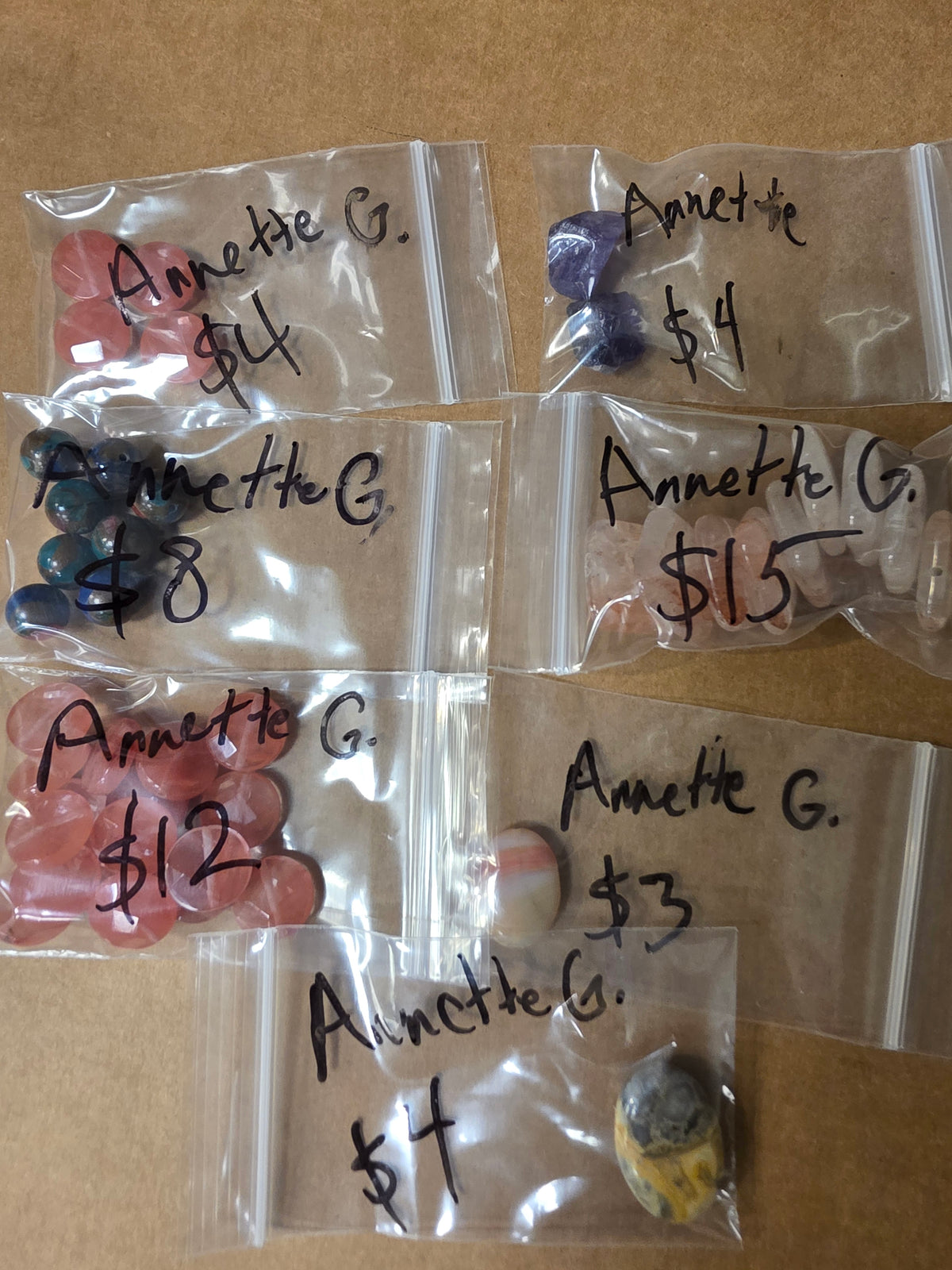 Annette G 10/1 $50-$5=$45