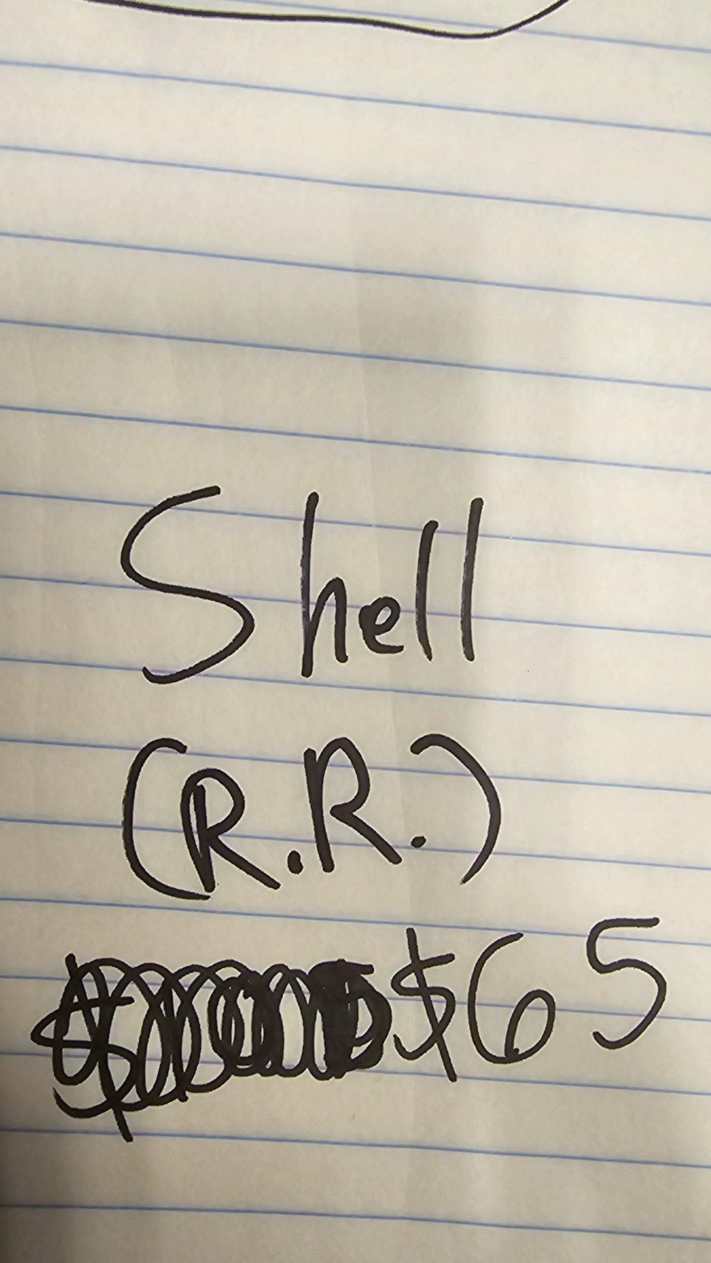 Shell at 65 (R.R.)